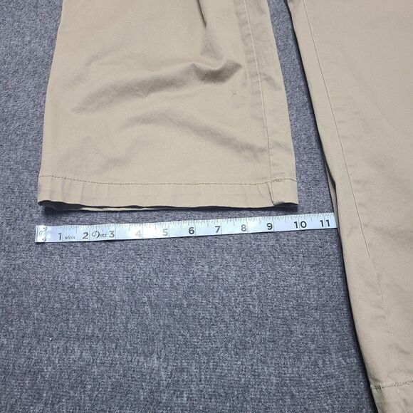 A New Day Womens Chino Pants 4 Khaki Wide Leg Stretch Slacks Office Work - Picture 3 of 11